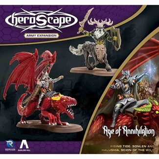 RENEGADE GAMES STUDIOS HEROSCAPE: RISING TIDE: SONLEN AND HALUSHIA SCION OF THE WILD ARMY EXPANSION