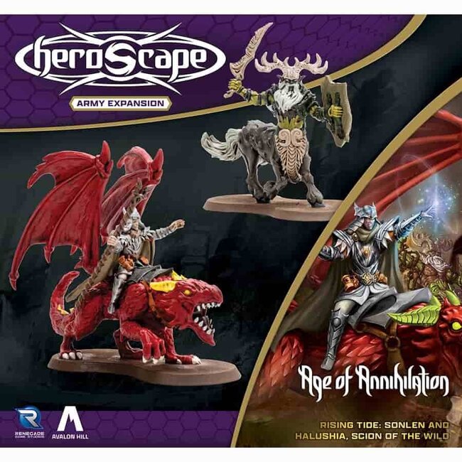HEROSCAPE: RISING TIDE: SONLEN AND HALUSHIA SCION OF THE WILD ARMY EXPANSION