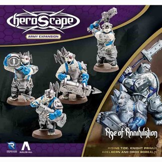 RENEGADE GAMES STUDIOS HEROSCAPE: RISING TIDE: KNIGHT PRIMUS ADELBERN AND ORDO BOREALIS ARMY EXPANSION