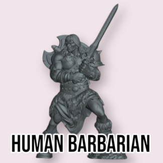 Primal Collectibles Male Human Barbarian PC1