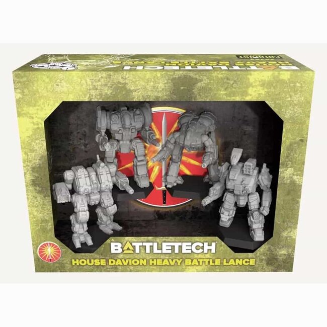 BATTLETECH: HOUSE DAVION HEAVY BATTLE LANCE FORCEPACK