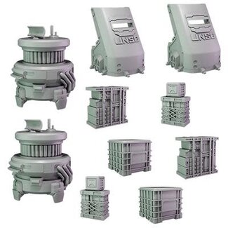 Mantic Games Halo: Flashpoint - UNSC Scenery Set