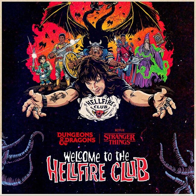 DUNGEONS AND DRAGONS: STRANGER THINGS: WELCOME TO THE HELLFIRE CLUB STARTER SET