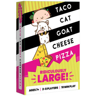 Dolphin Hat Games Taco Cat Goat Cheese Pizza: Ridiculously Large