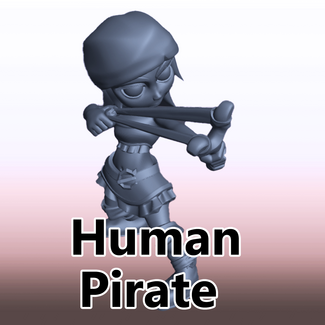 Deathpunk Studio Female Human Pirate DP2