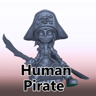 Deathpunk Studio Female Human Pirate DP4