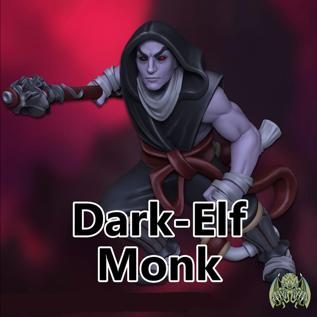 Male Dark-Elf Monk MM1