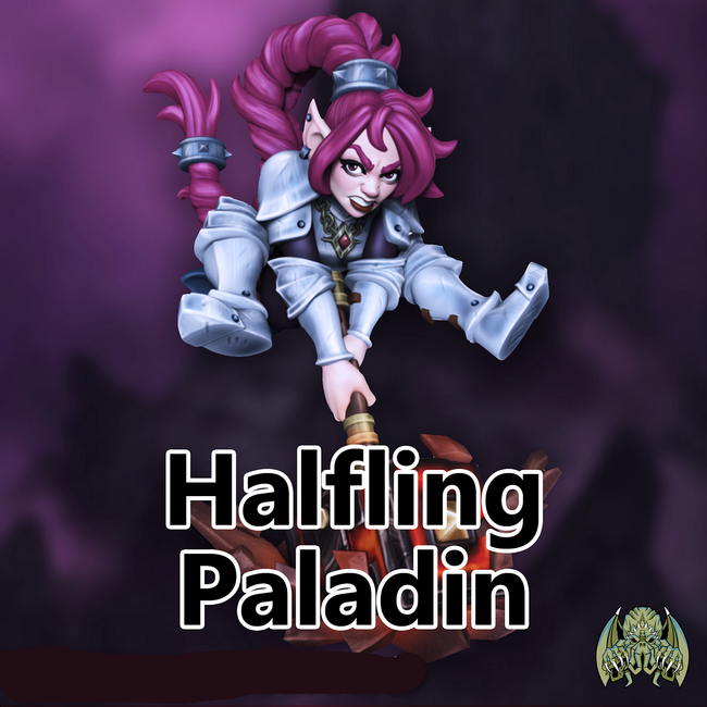 Female Halfling Paladin MM1