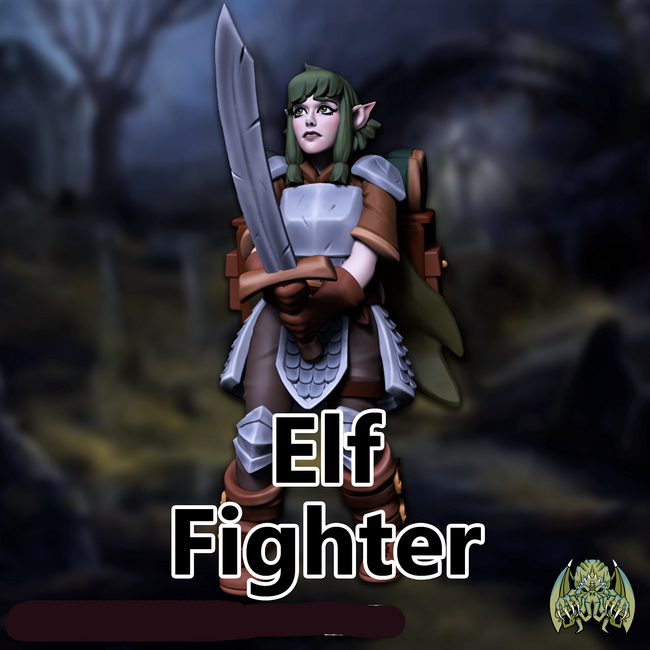 Female Elf Fighter MM1