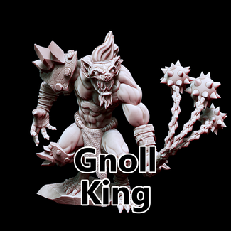 Miniatures of Madness Gnoll King MM1