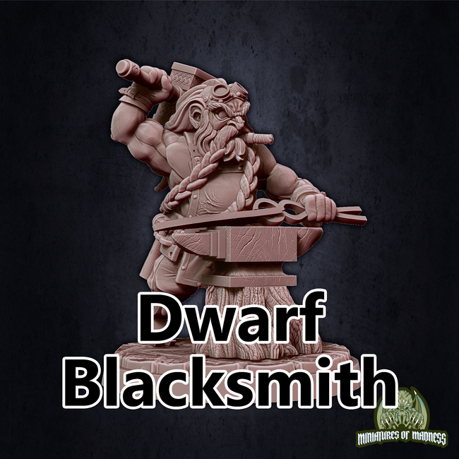 Male Dwarf Blacksmith MM1