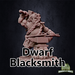 Miniatures of Madness Male Dwarf Blacksmith MM1