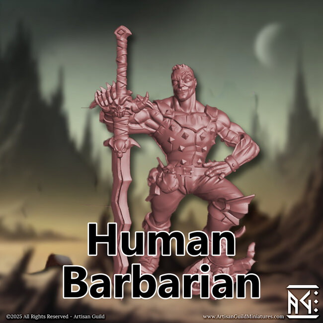 Male Human Barbarian AG1