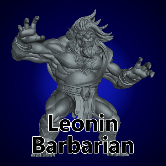 Male Leonin Barbarian AG1
