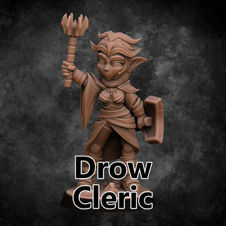 Deathpunk Studio Female Drow Cleric DP1