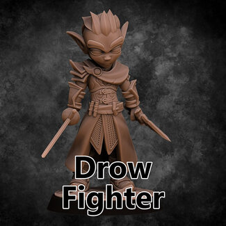 Deathpunk Studio Male Drow Fighter DP1