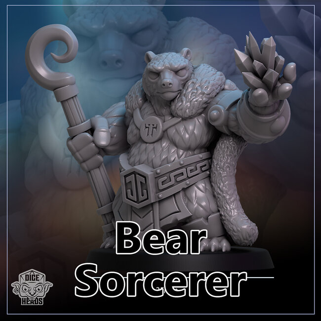 Male Bear Sorcerer DH1