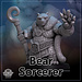 Dice Heads Male Bear Sorcerer DH1