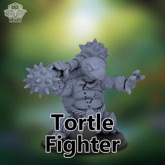 Dice Heads Male Tortle Fighter DH3