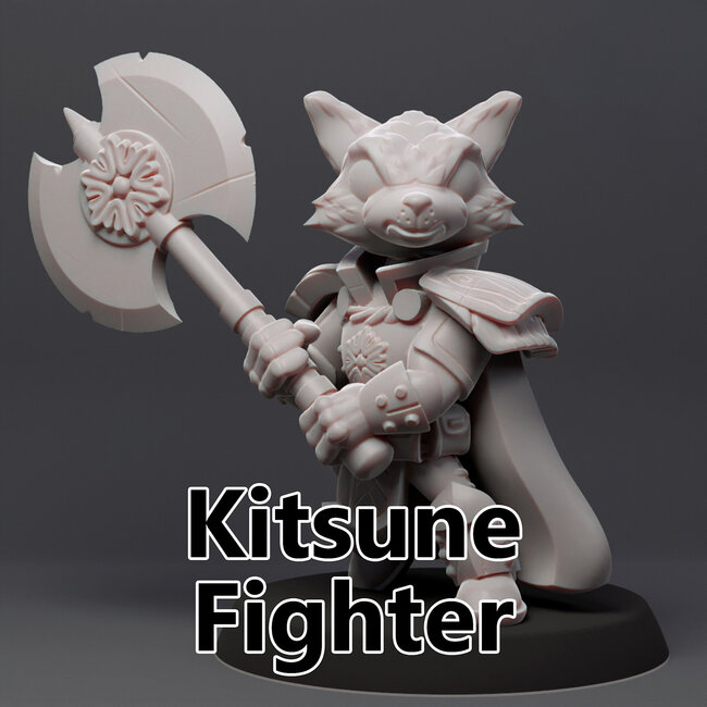 Male Kitsune Fighter DH4