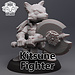 Dice Heads Male Kitsune Fighter DH6