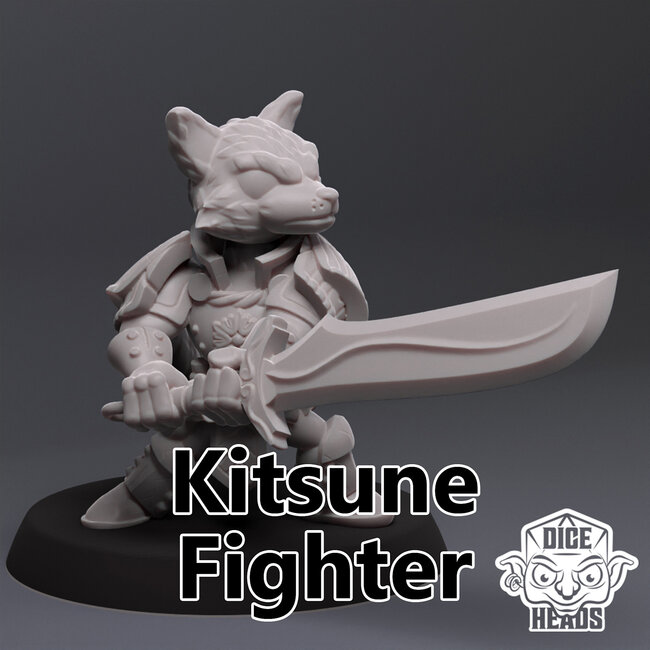 Male Kitsune Fighter DH11
