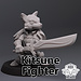 Dice Heads Male Kitsune Fighter DH11