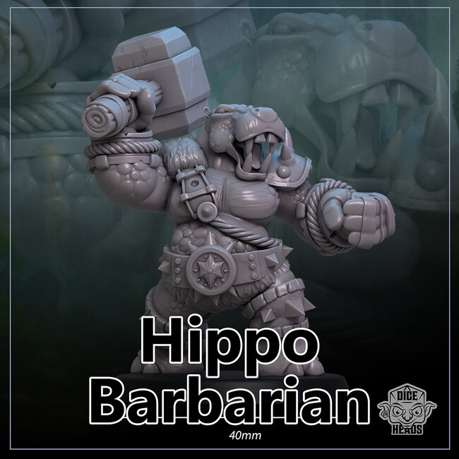 Female Hippo Barbarian DH1