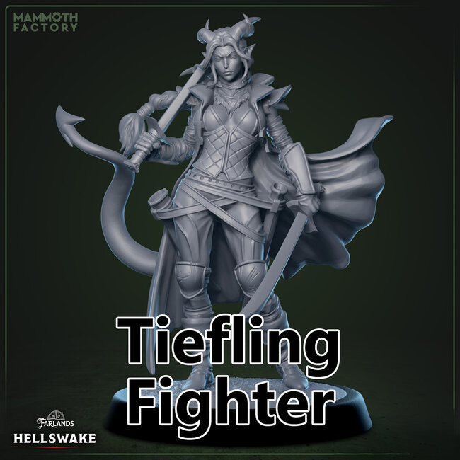 Female Tiefling Fighter MF1