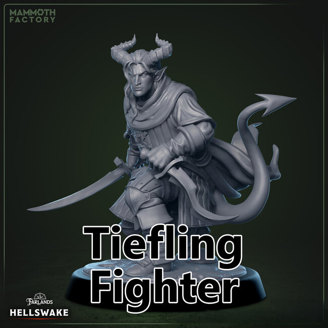 Male Tiefling Fighter MF1