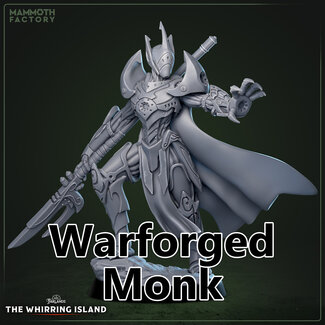 Mammoth Factory Male Warforged Monk MF1