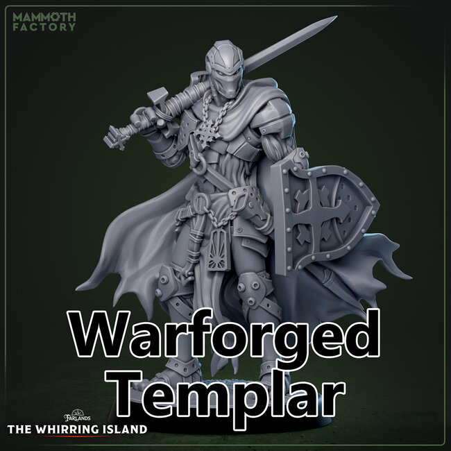 Male Warforged Templar MF4