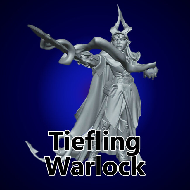 Female Tiefling Warlock TF3