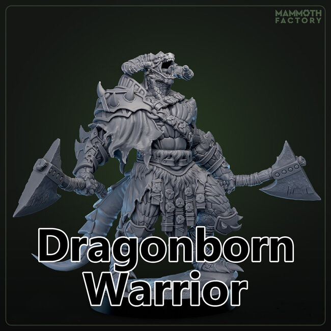 Male Dragonborn Warrior MF4