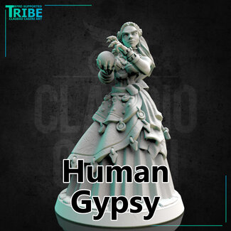 Claudio Casini Art Female Human Gypsy CC1