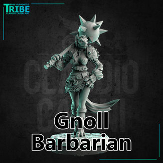 Claudio Casini Art Female Gnoll Barbarian CC1