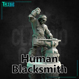 Claudio Casini Art Male Human Blacksmith CC1