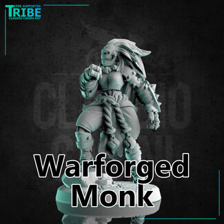 Claudio Casini Art Female Warforged Monk CC1