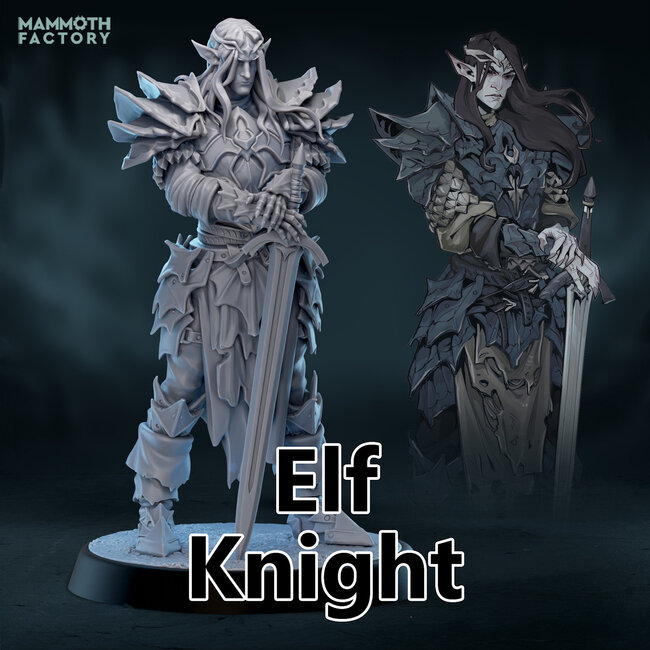 Male Elf Knight MF1