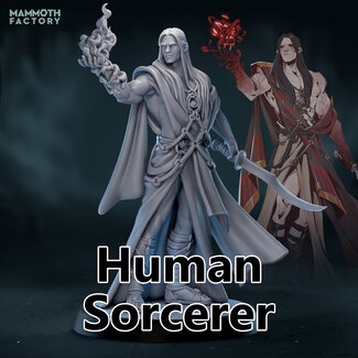 Mammoth Factory Male Human Sorcerer MF1