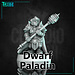 Claudio Casini Art Female Dwarf Paladin CC1