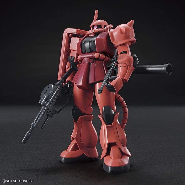 BANDAI HOBBY HGUC: MOBILE SUIT GUNDAM: MS-06S CHAR'S ZAKU II (1:144) (MODEL 234) (GUNPLA MODEL KIT)