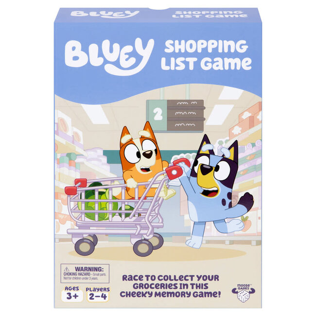Bluey: Shopping List Game