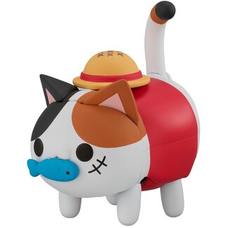Bandai/Namco MEGAHOUSE ONE PIECE NYAN PIECE NYAN! TOKOTOKO MONKEY.D.LUFFY MEGA CAT PROJECT