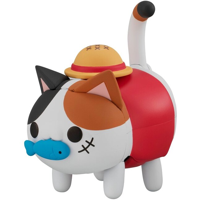 MEGAHOUSE ONE PIECE NYAN PIECE NYAN! TOKOTOKO MONKEY.D.LUFFY MEGA CAT PROJECT