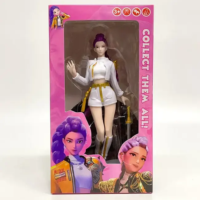 Demon Hunter Rumi 1 Action Figure K-Pop Inspired Desk Display Collectible