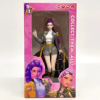 Demon Hunter Rumi  3 Action Figure K-Pop Inspired Desk Display Collectible
