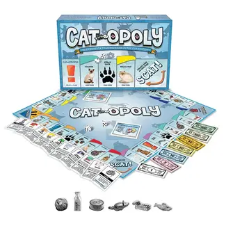 Cat Opoly (New Design) Board Game, By Late For the Sky