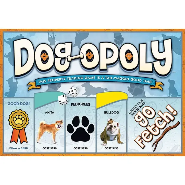 Dog Opoly (New Design) A Hit For Dog Lovers of All Ages