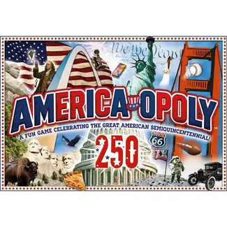 America Opoly 250th Anniversary Edition Board Game